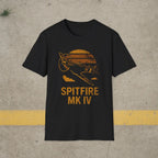 Supermarine Spitfire Mk IV “Retro Heritage” WWII T-Shirt - Pilot gifts - warbird t-shirt
