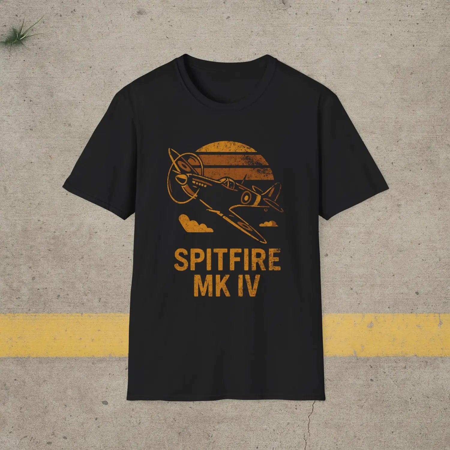 Supermarine Spitfire Mk IV “Retro Heritage” WWII T-Shirt - Pilot gifts - warbird t-shirt