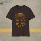 Supermarine Spitfire Mk IV “Retro Heritage” WWII T-Shirt - Pilot gifts - warbird t-shirt