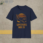 Supermarine Spitfire Mk IV “Retro Heritage” WWII T-Shirt - Pilot gifts - warbird t-shirt