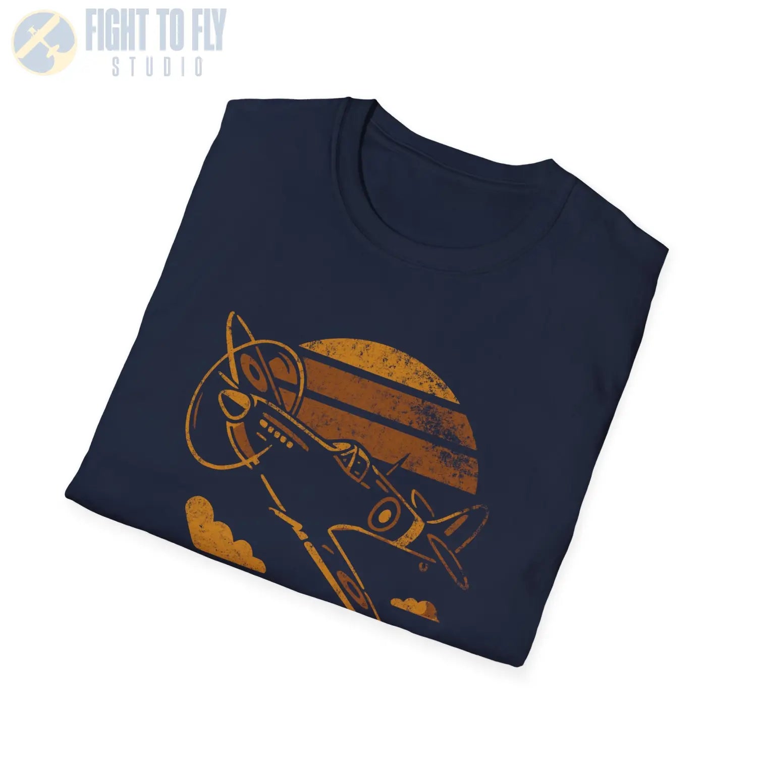Supermarine Spitfire Mk IV “Retro Heritage” WWII T-Shirt - Pilot gifts - warbird t-shirt