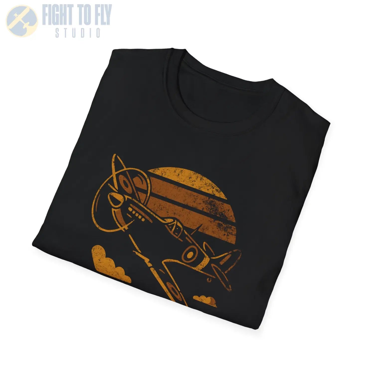 Supermarine Spitfire Mk IV “Retro Heritage” WWII T-Shirt - Pilot gifts - warbird t-shirt