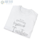 Supermarine Spitfire Mk IXe — T-shirt - T-Shirt - Pilot gifts - WWII warbird t-shirt