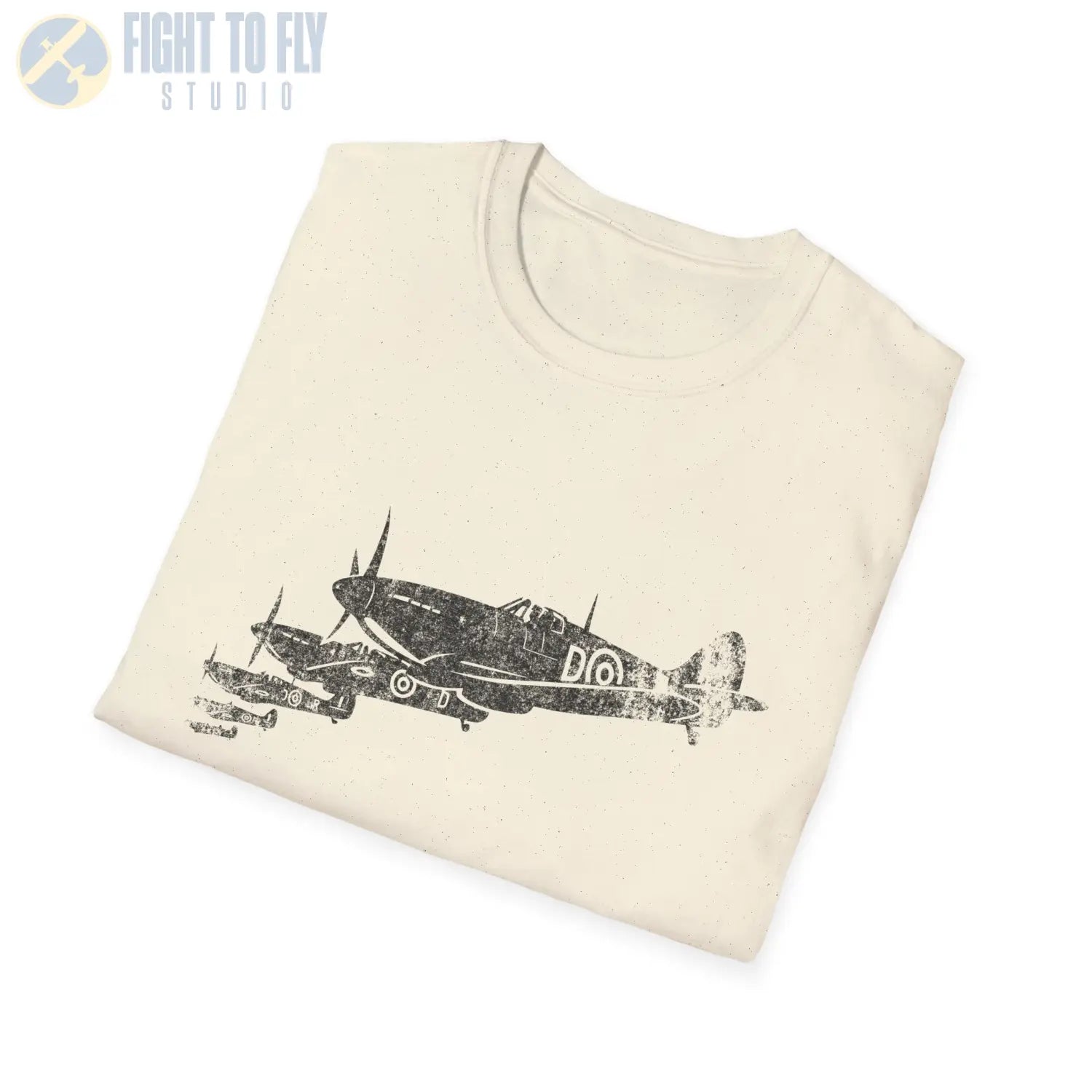 Supermarine Spitfire “Squadron in Formation” WWII T-Shirt - Pilot gifts - warbird t-shirt