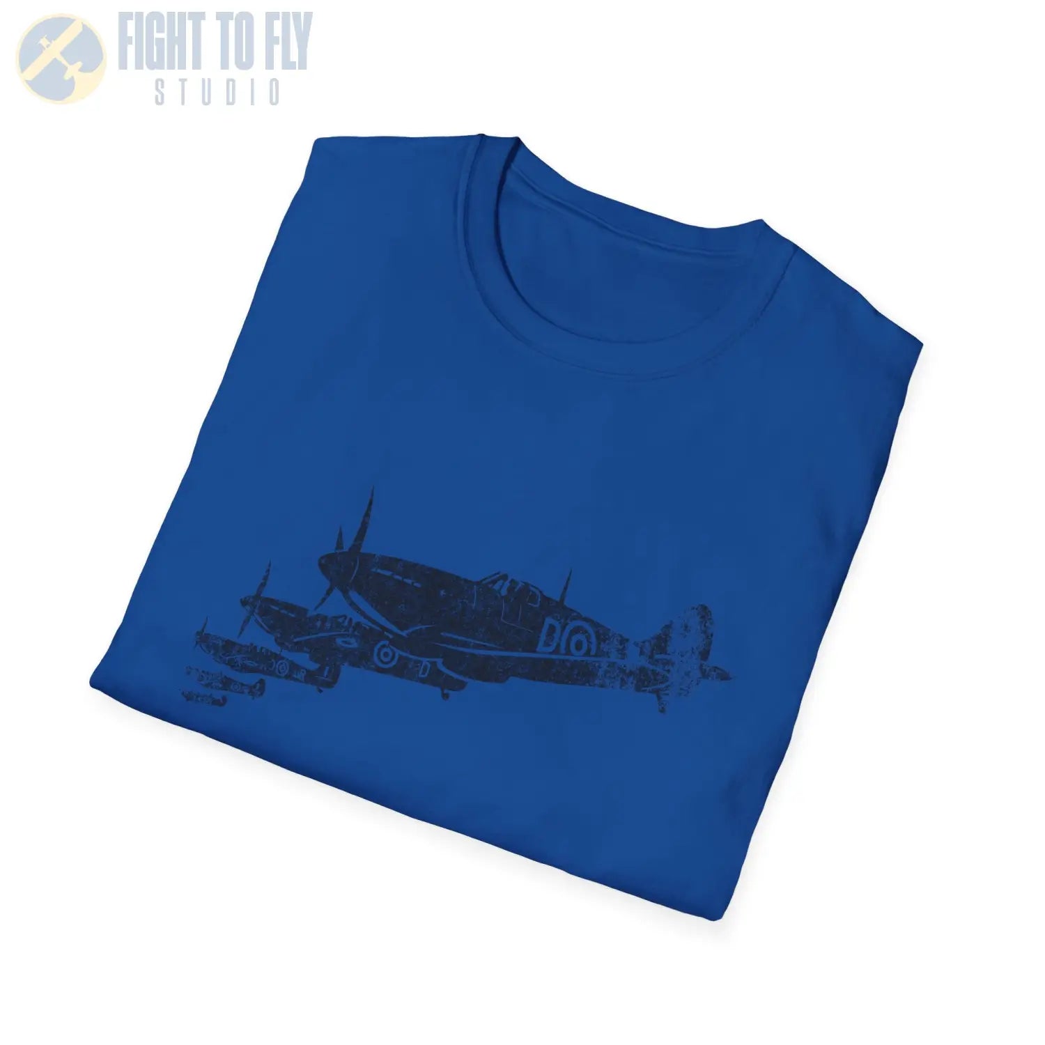 Supermarine Spitfire “Squadron in Formation” WWII T-Shirt - Pilot gifts - warbird t-shirt
