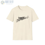 Supermarine Spitfire “Squadron in Formation” WWII T-Shirt - Pilot gifts - warbird t-shirt
