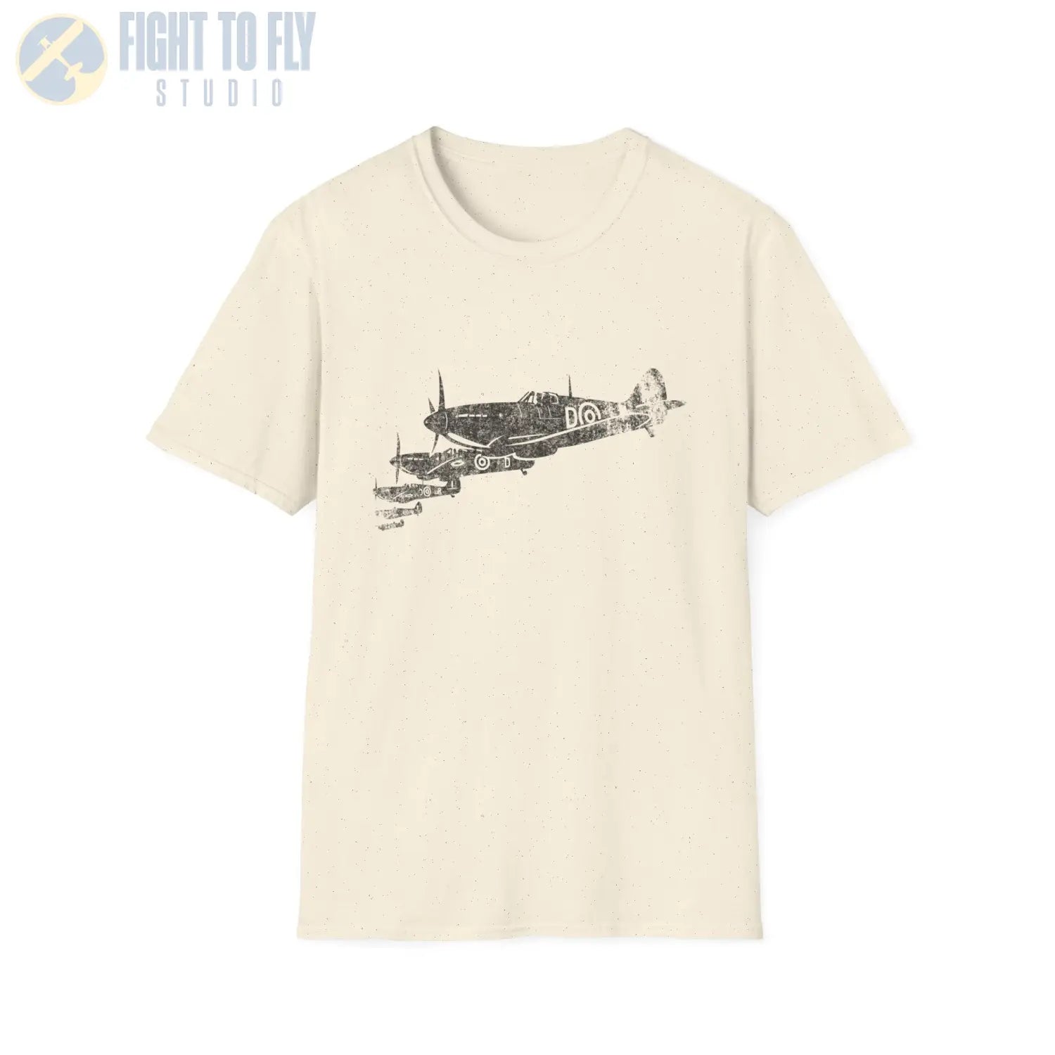 Supermarine Spitfire “Squadron in Formation” WWII T-Shirt - Pilot gifts - warbird t-shirt