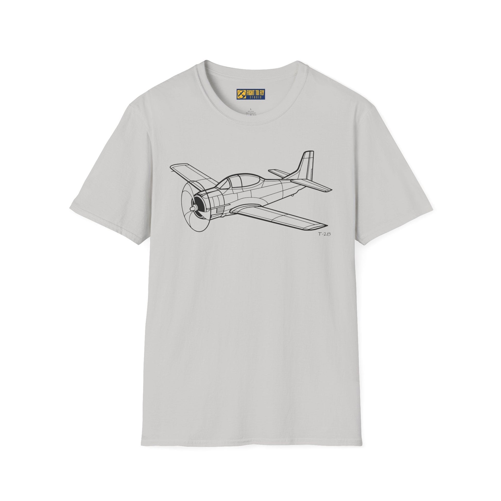T-28 T-Shirt – Trojan Cold War Trainer Aircraft Aviation Tee - Pilot gifts - WWII warbird t-shirt