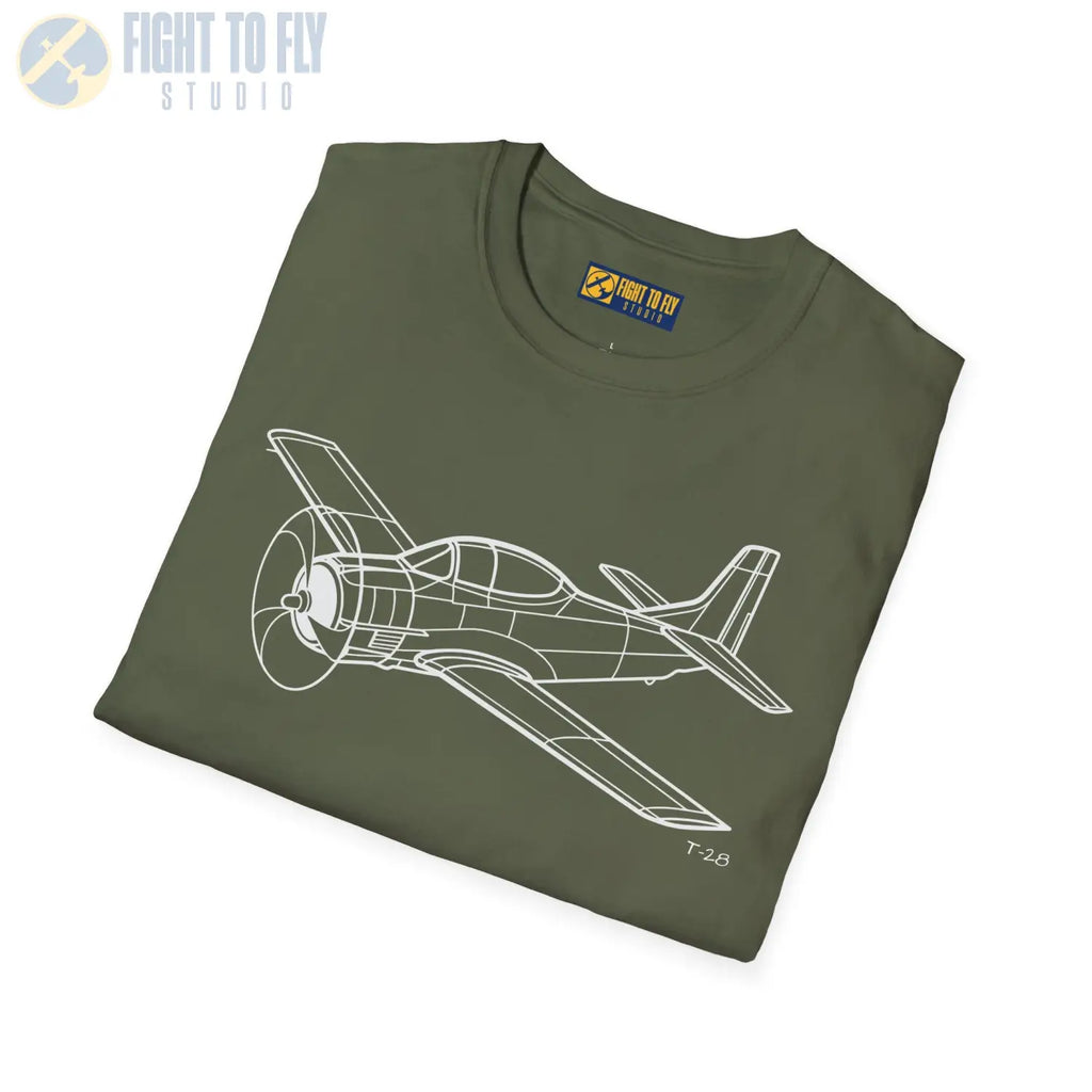 T-28 Trojan T-Shirt - Pilot gifts - WWII warbird t-shirt