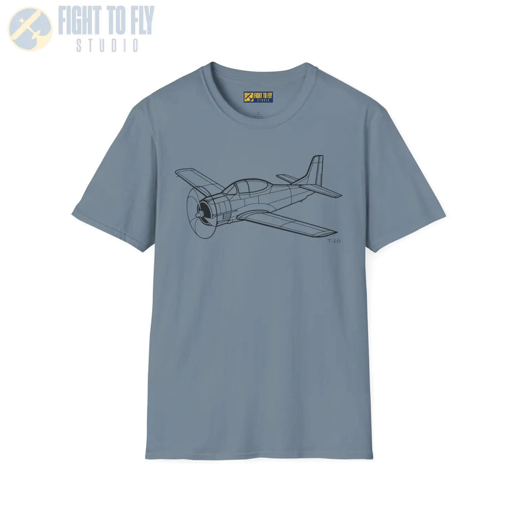 T-28 Trojan T-Shirt - Pilot gifts - WWII warbird t-shirt