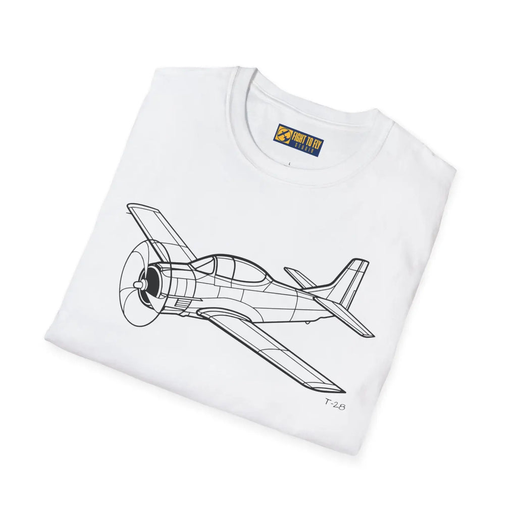 T-28 Trojan T-Shirt - Pilot gifts - WWII warbird t-shirt