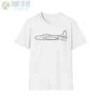 T-33 Shooting Star Profile T-Shirt - Pilot gifts - WWII warbird t-shirt