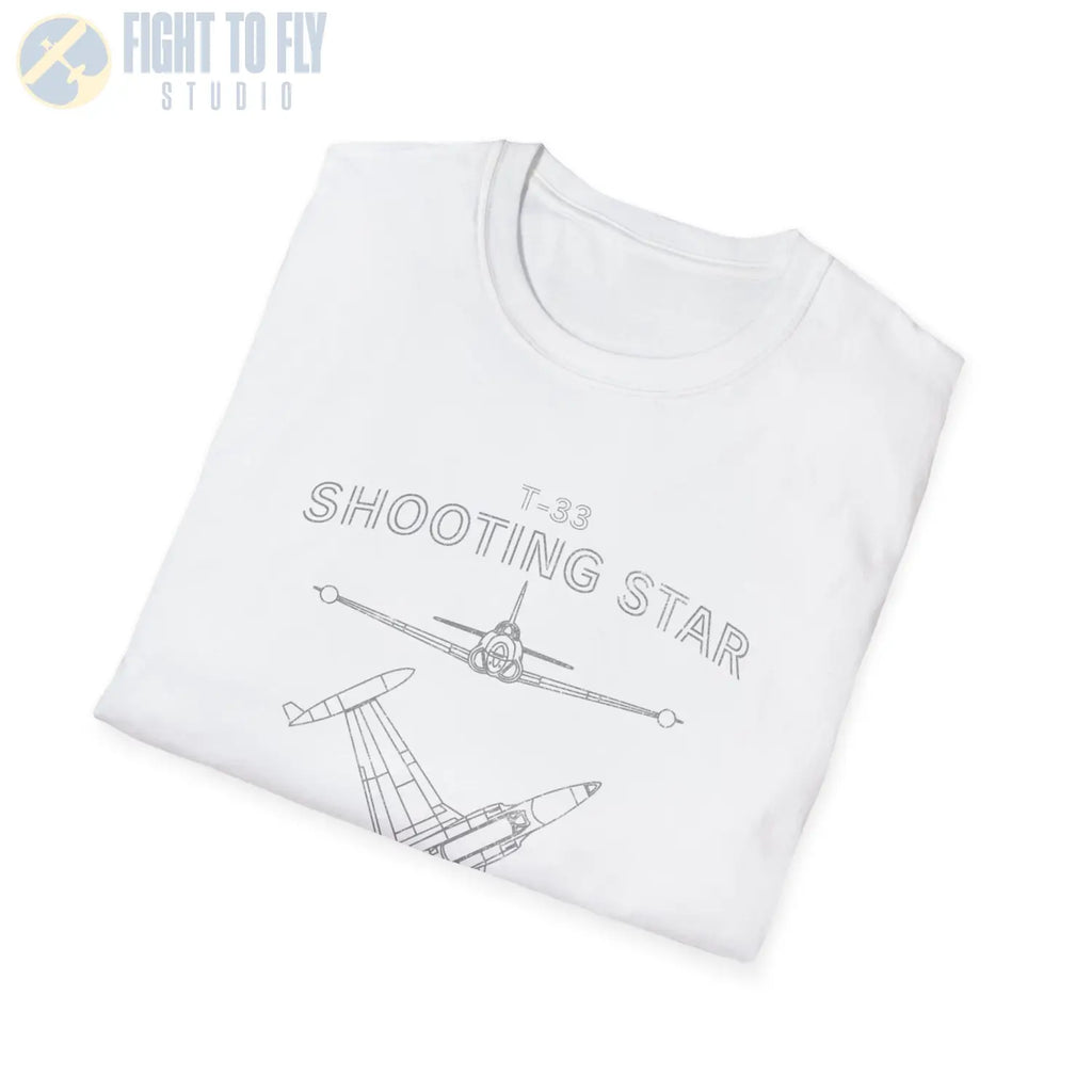 T-33 Shooting Star “Retro Heritage” Jet Trainer T-Shirt - Pilot gifts - WWII warbird t-shirt