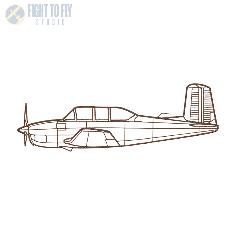 T-34 Die Cut Metal Wall Art - Sign - Pilot gifts - WWII warbird t-shirt