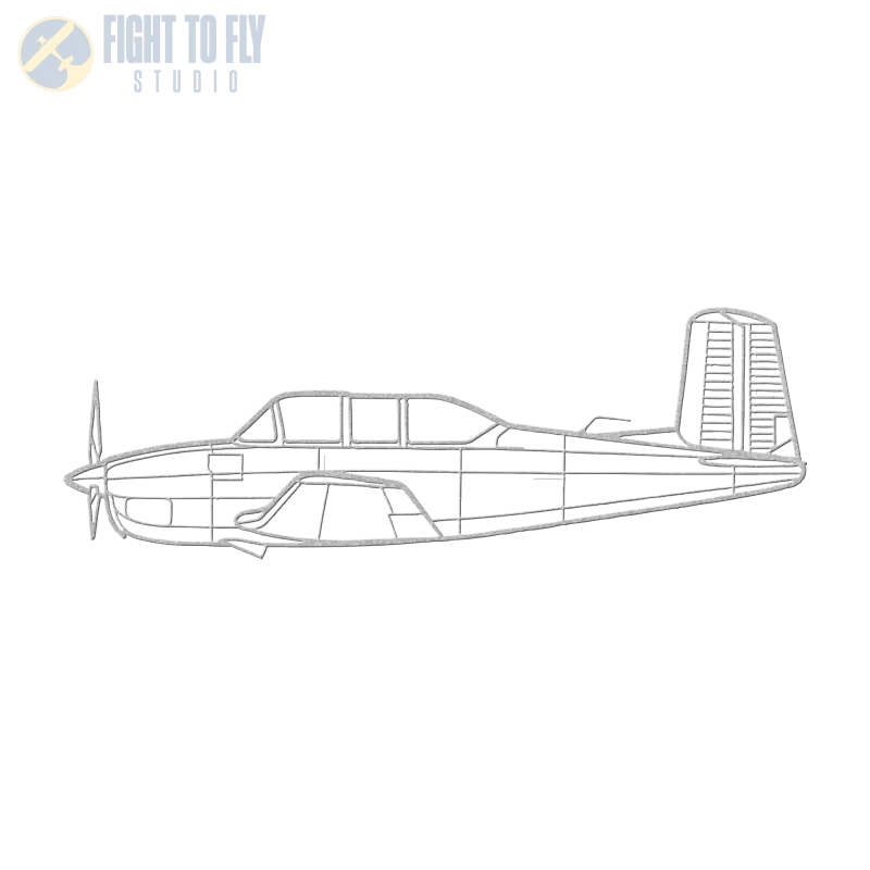 T-34 Die Cut Metal Wall Art - Sign - Pilot gifts - WWII warbird t-shirt