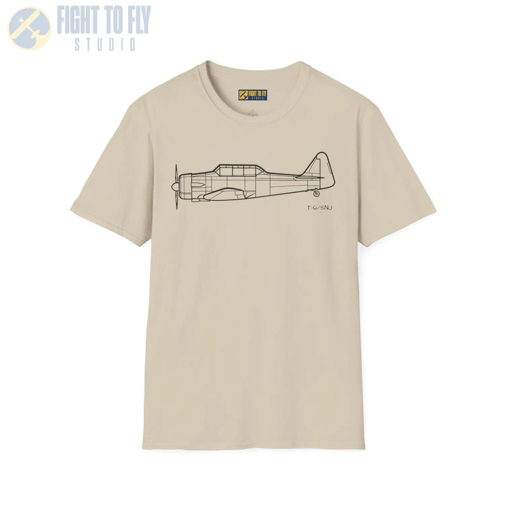 T-6/SNJ Texan T-Shirt - Pilot gifts - WWII warbird t-shirt