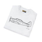 T-6/SNJ Texan T-Shirt - Pilot gifts - WWII warbird t-shirt