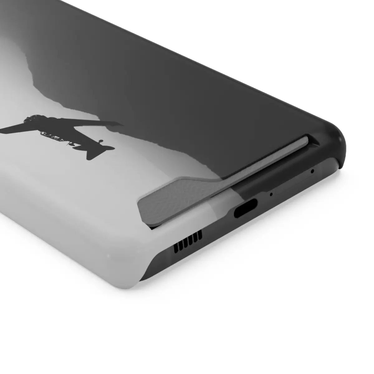 T-6 Texan Sleek Plane Phone Case with Card Holder - Perfect for Travelers - Gifts pilots - Aviation apparel