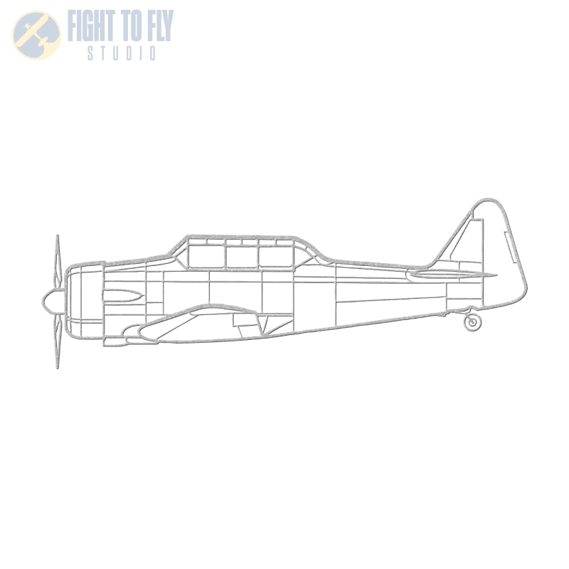 T-6 Texan - SNJ - Harvard Die Cut Metal Wall Art - Sign - Pilot gifts - WWII warbird t-shirt