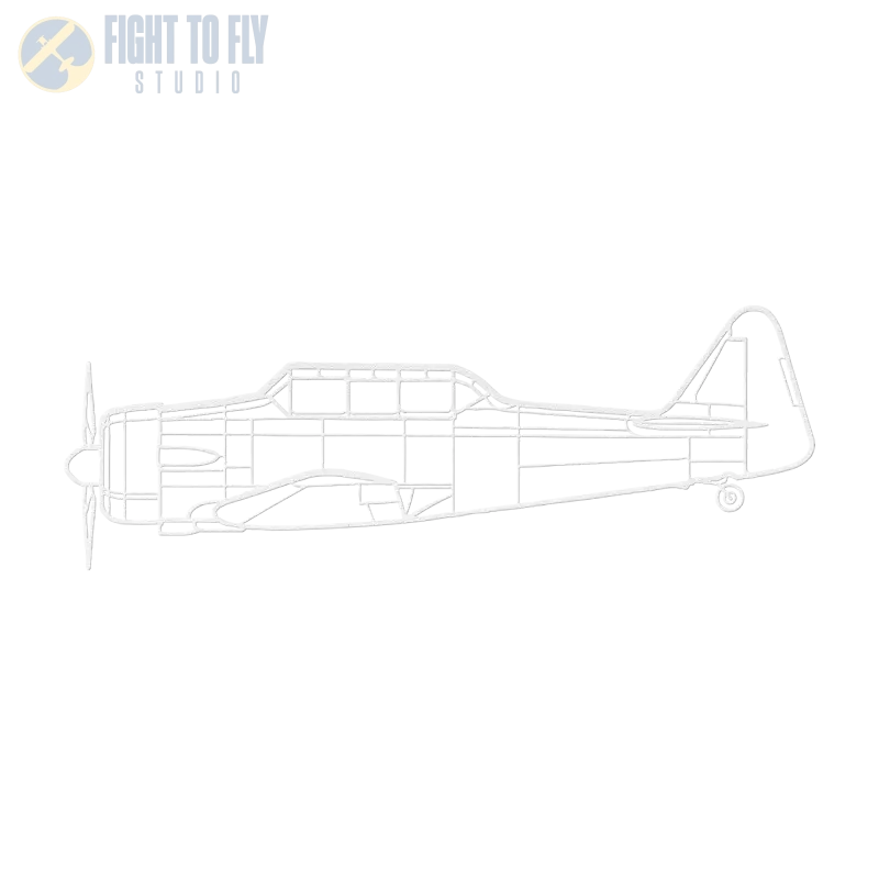 T-6 Texan - SNJ - Harvard Die Cut Metal Wall Art - Sign - Pilot gifts - WWII warbird t-shirt