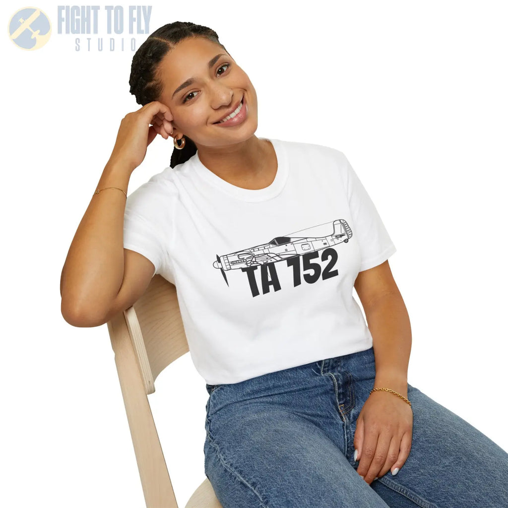 Focke Wulf Ta 152 Side Profile T-Shirt - Pilot gifts - WWII warbird t-shirt