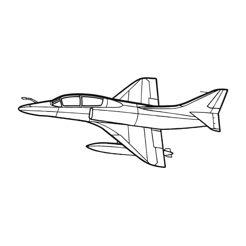 TA-4J Die Cut Metal Wall Art - Sign - Pilot gifts - WWII warbird t-shirt