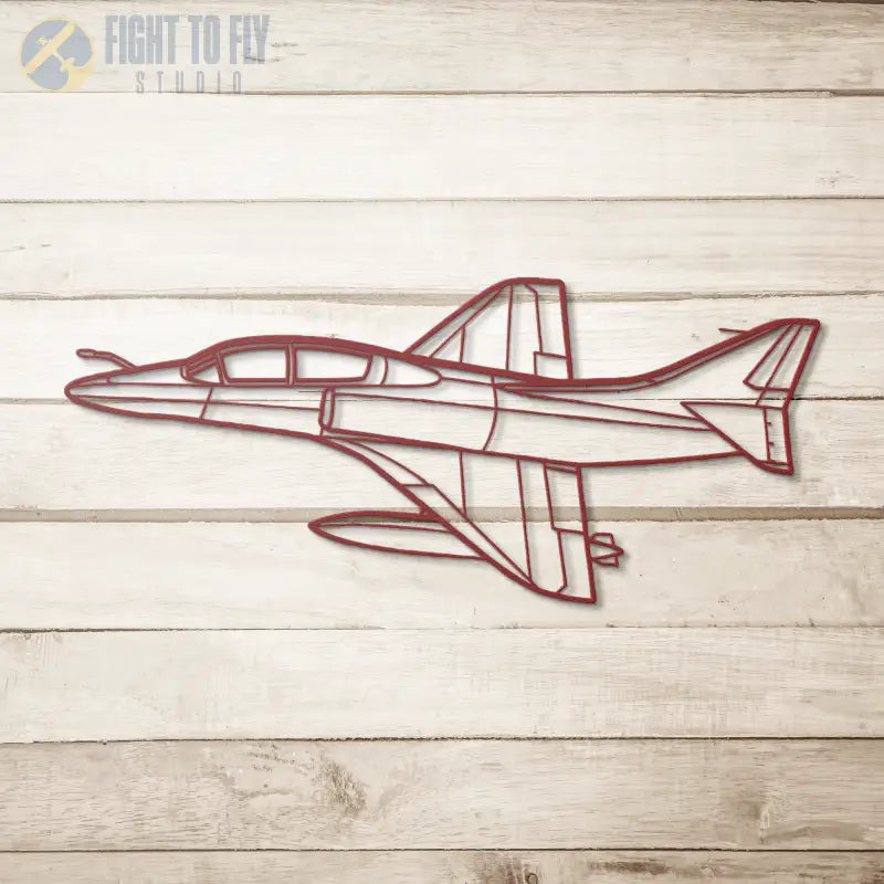 TA-4J Die Cut Metal Wall Art - Sign - Pilot gifts - WWII warbird t-shirt