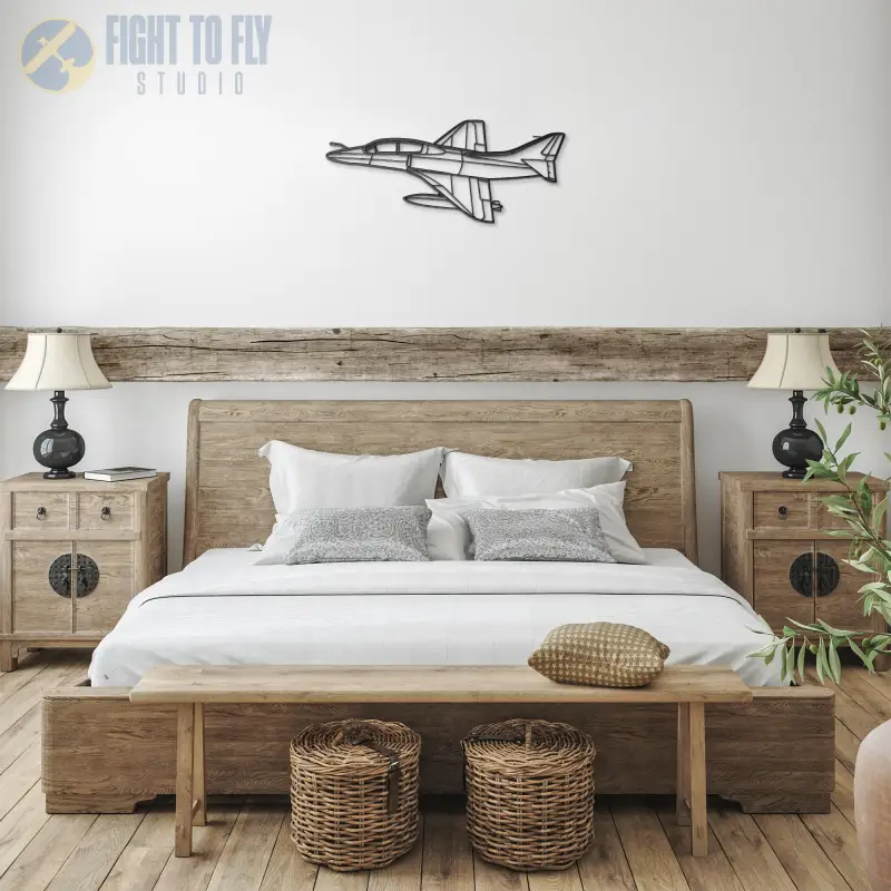 TA-4J Die Cut Metal Wall Art - Sign - Pilot gifts - WWII warbird t-shirt