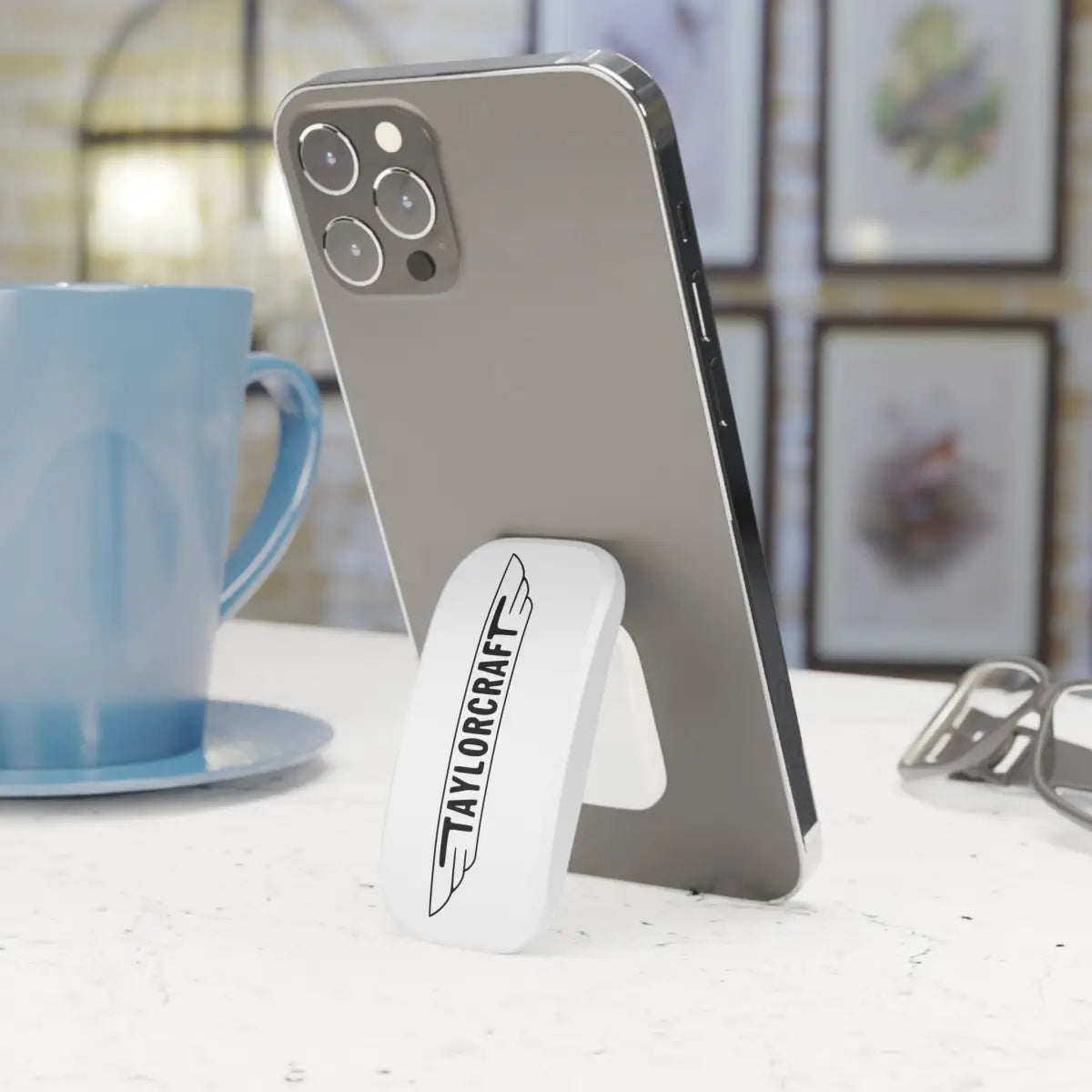 Taylorcrafr Stylish Phone Grip with Calligraphy Design - Perfect for Everyday - Accessories - Gifts pilots - Aviation