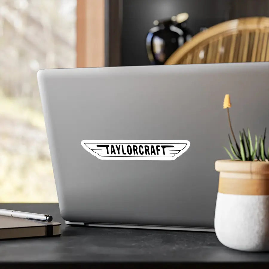 Taylorcraft Kiss-Cut Vinyl Decal - Paper products - Gifts for pilots - Aviation apparel