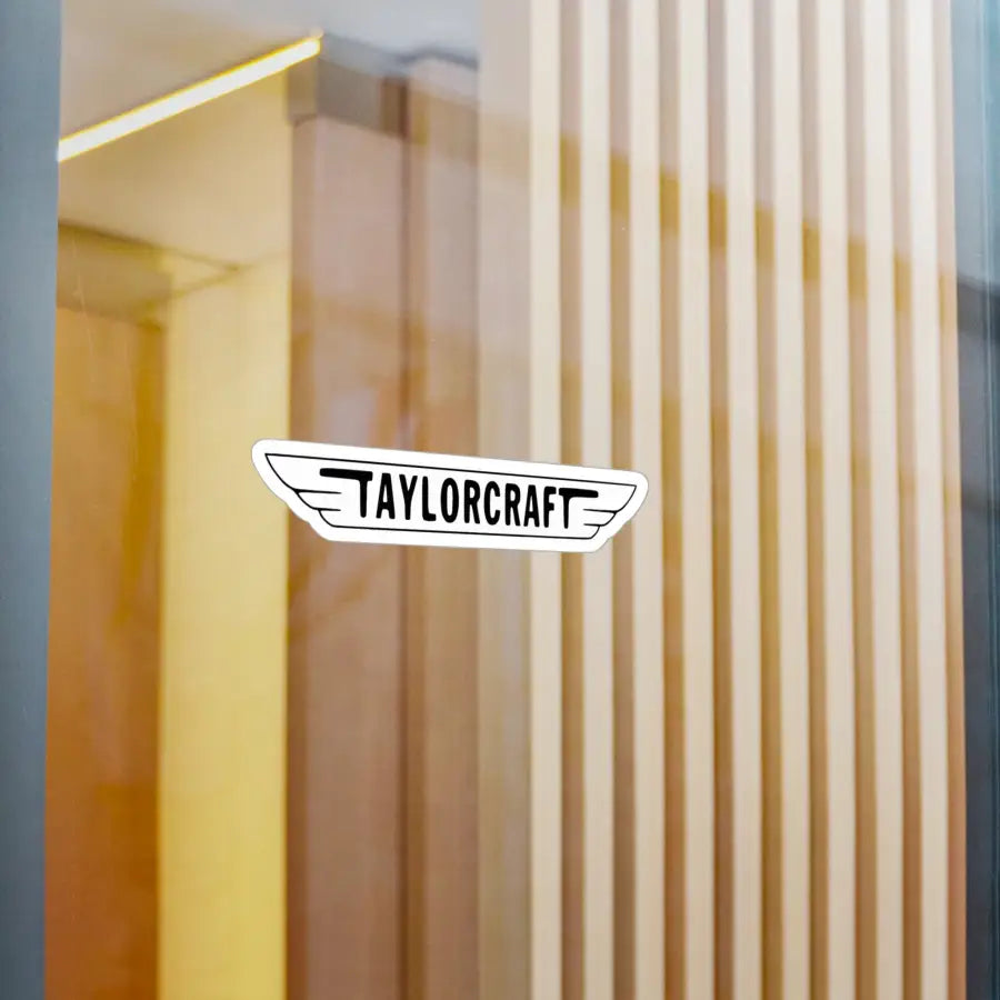 Taylorcraft Kiss-Cut Vinyl Decal - Paper products - Pilot gifts - WWII warbird t-shirt