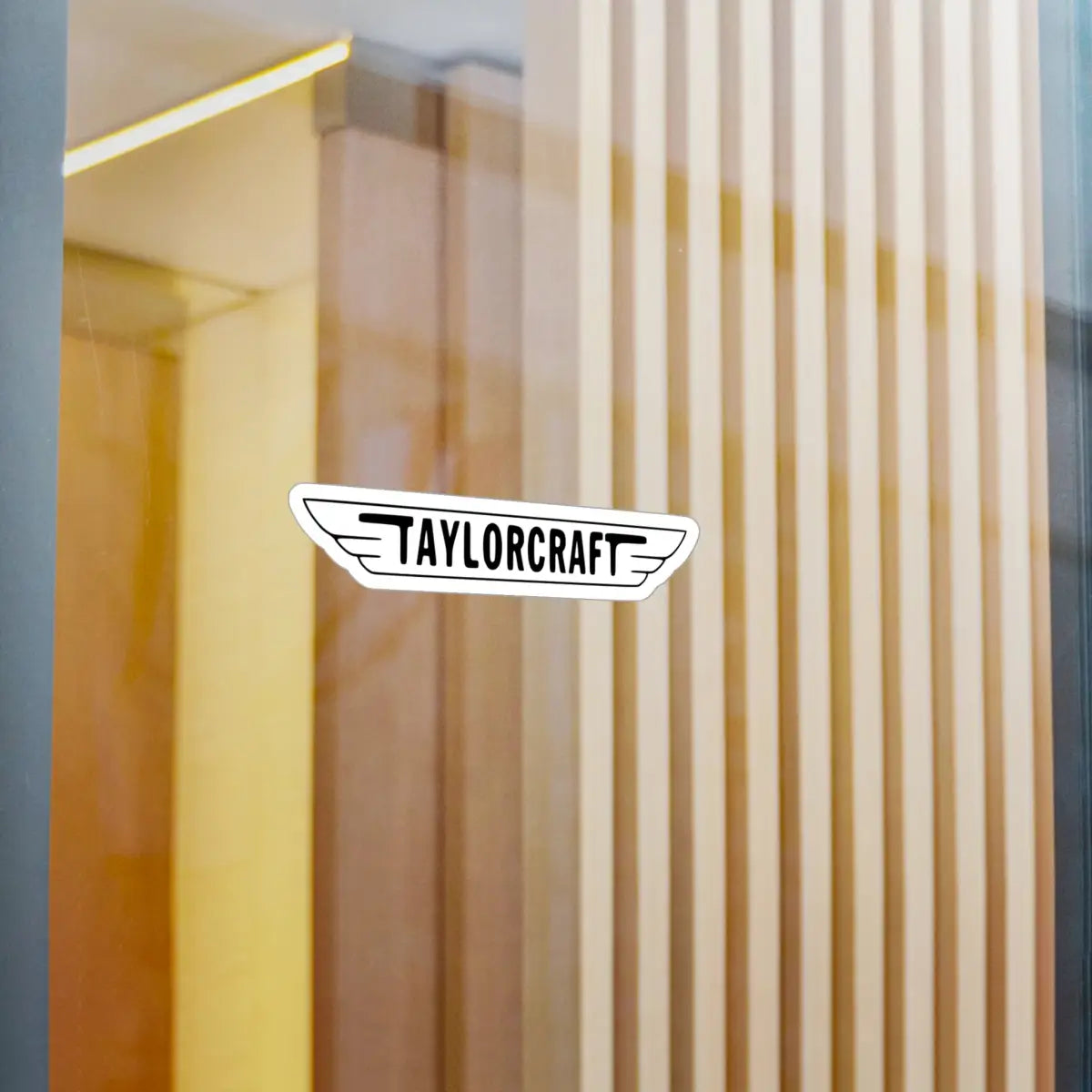 Taylorcraft Kiss-Cut Vinyl Decals - Stylish Design for Cars Laptops & More - Paper products - Pilot gifts - WWII