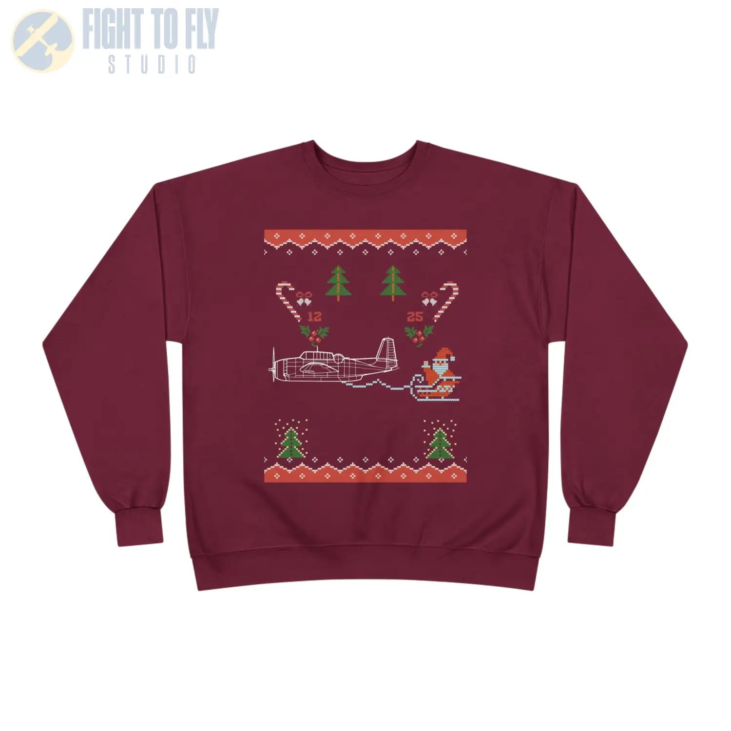 TBF Avenger “Holiday Torpedo Run” Sweatshirt - Pilot gifts - WWII warbird t-shirt