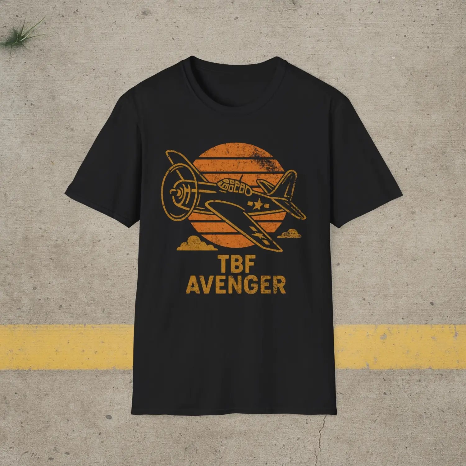 TBF Avenger “Retro Heritage” WWII T-Shirt - Pilot gifts - warbird t-shirt