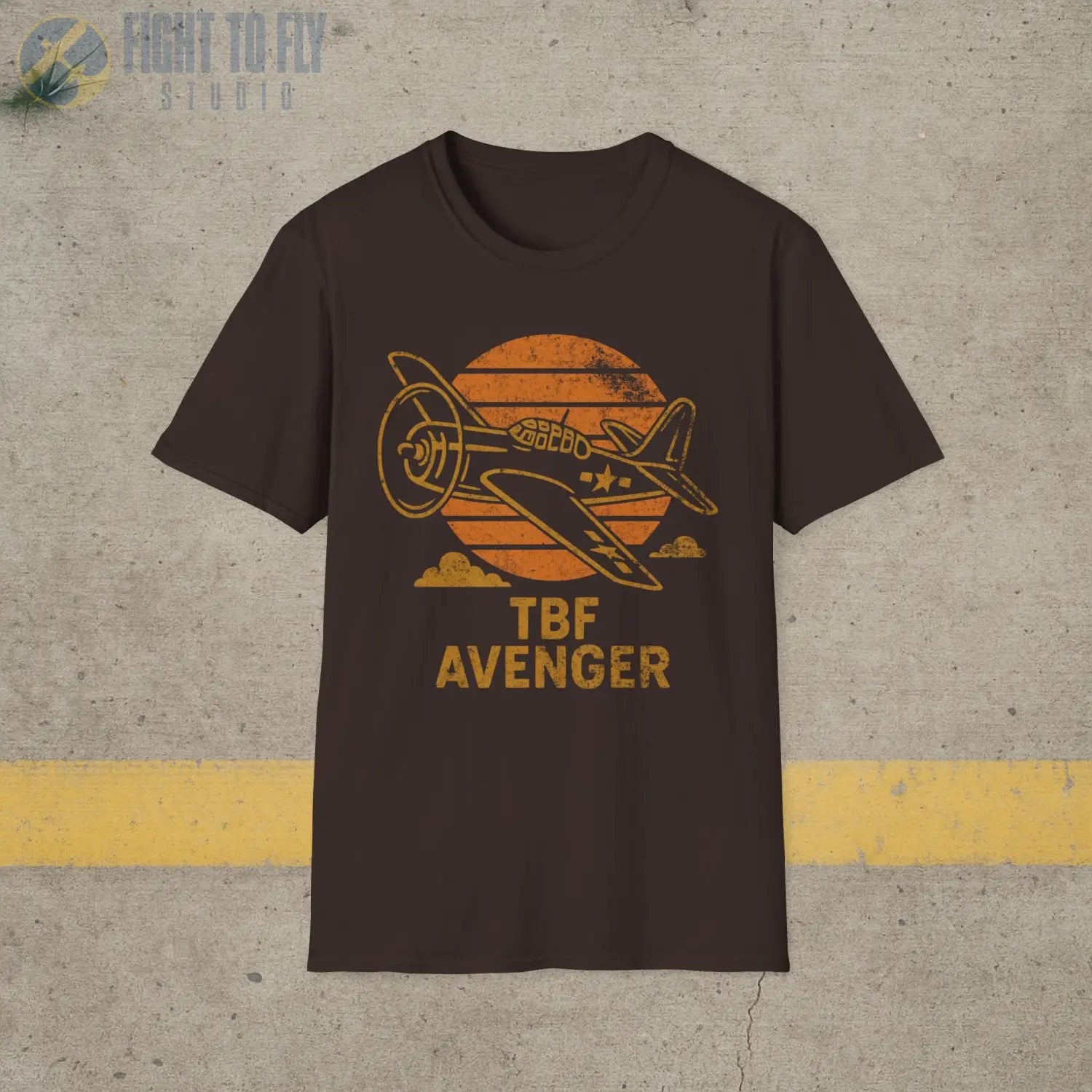 TBF Avenger “Retro Heritage” WWII T-Shirt - Pilot gifts - warbird t-shirt