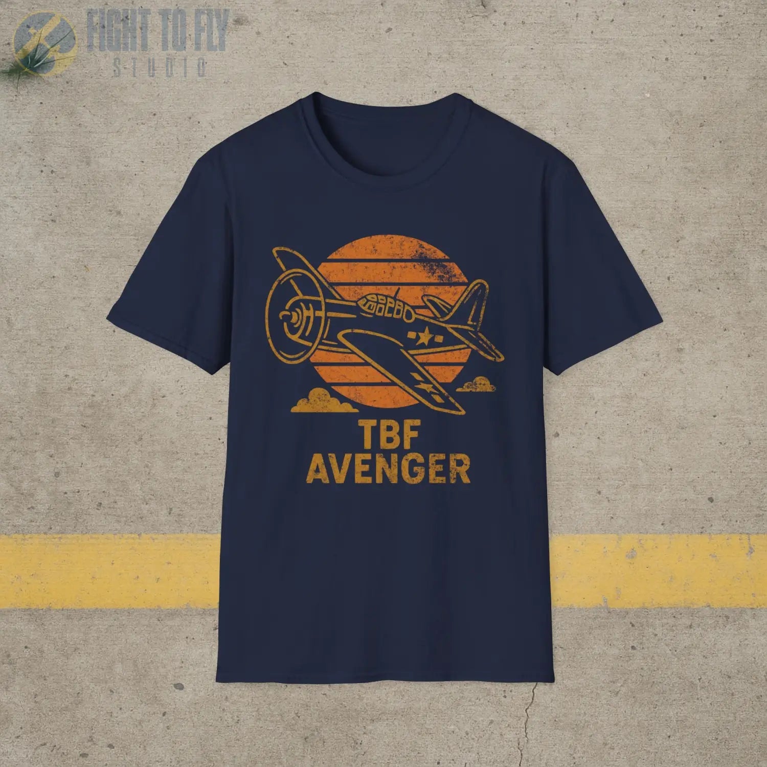 TBF Avenger “Retro Heritage” WWII T-Shirt - Pilot gifts - warbird t-shirt
