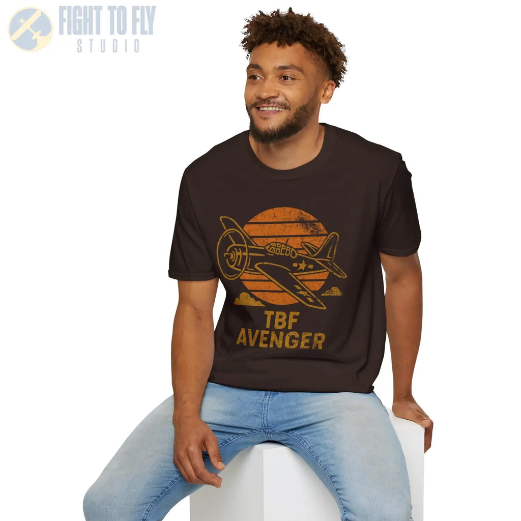 TBF Avenger “Retro Heritage” WWII T-Shirt - Pilot gifts - warbird t-shirt