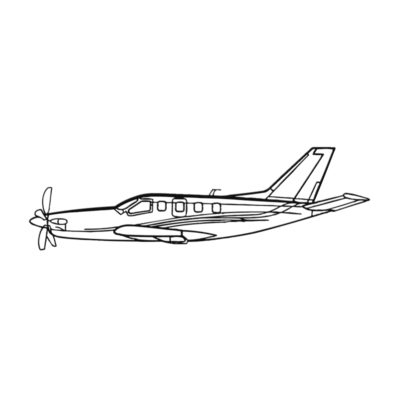 TBM 700 Die Cut Metal Wall Art - Sign - Pilot gifts - WWII warbird t-shirt