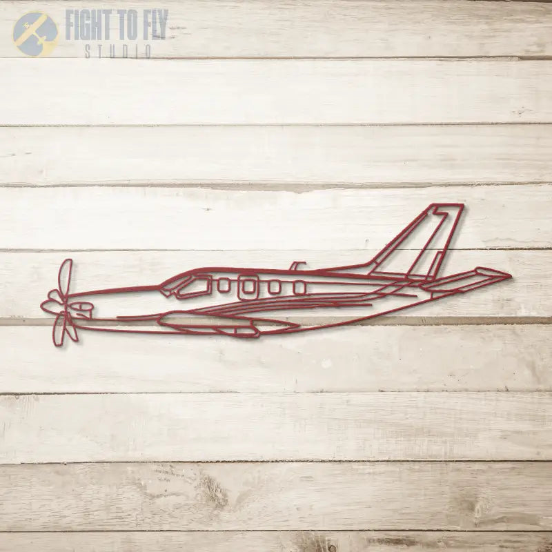 TBM 700 Die Cut Metal Wall Art - Sign - Pilot gifts - WWII warbird t-shirt