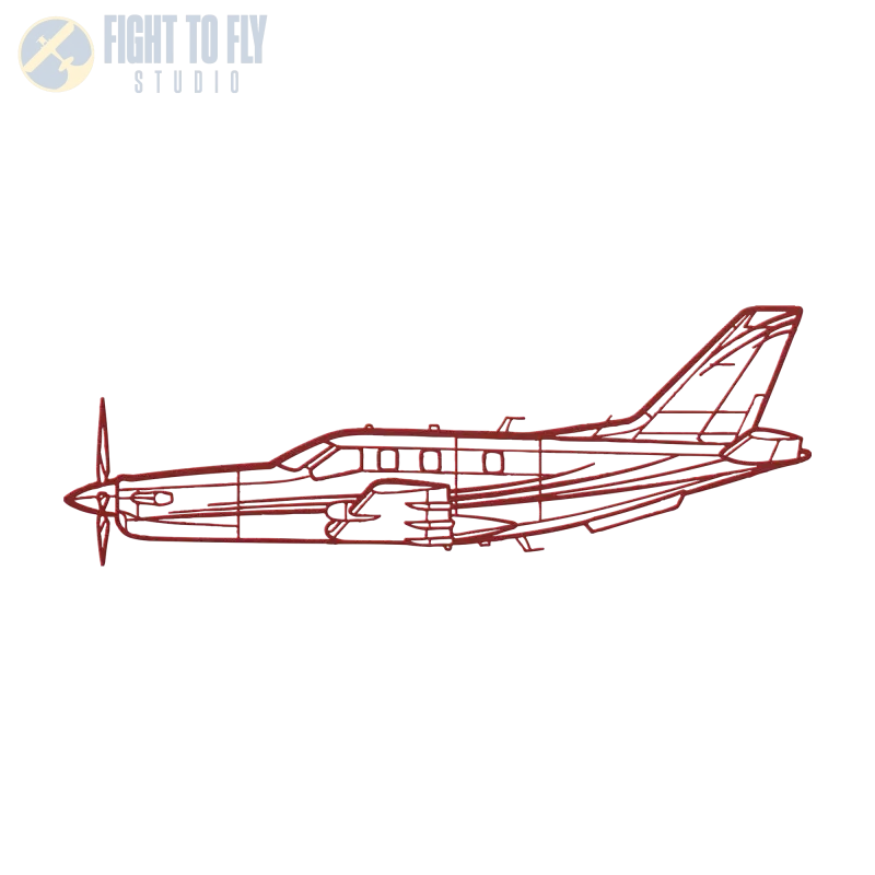 TBM 850 Die Cut Metal Wall Art - Sign - Pilot gifts - WWII warbird t-shirt