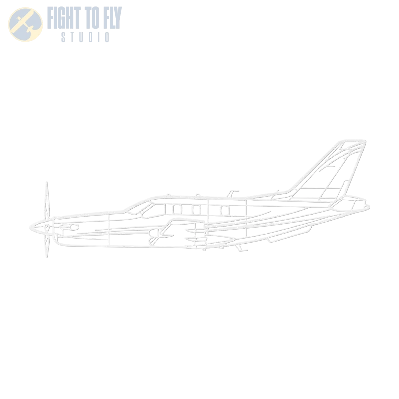 TBM 850 Die Cut Metal Wall Art - Sign - Pilot gifts - WWII warbird t-shirt