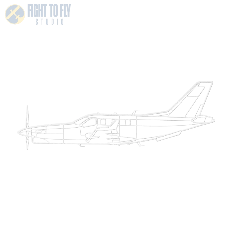 TBM 960 Die Cut Metal Wall Art - Sign - Pilot gifts - WWII warbird t-shirt