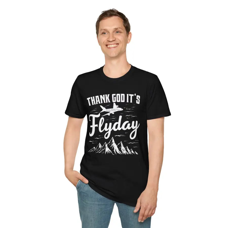 Thank God It’s Flyday - T-Shirt - Pilot gifts - WWII warbird t-shirt