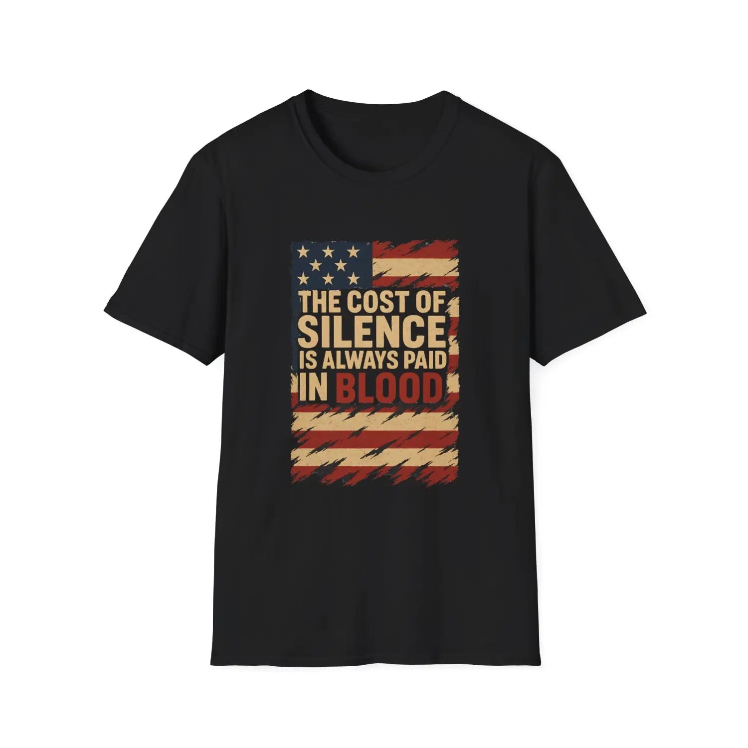 The Cost of Silence Is Always Paid in Blood - T-Shirt - Pilot gifts - WWII warbird t-shirt
