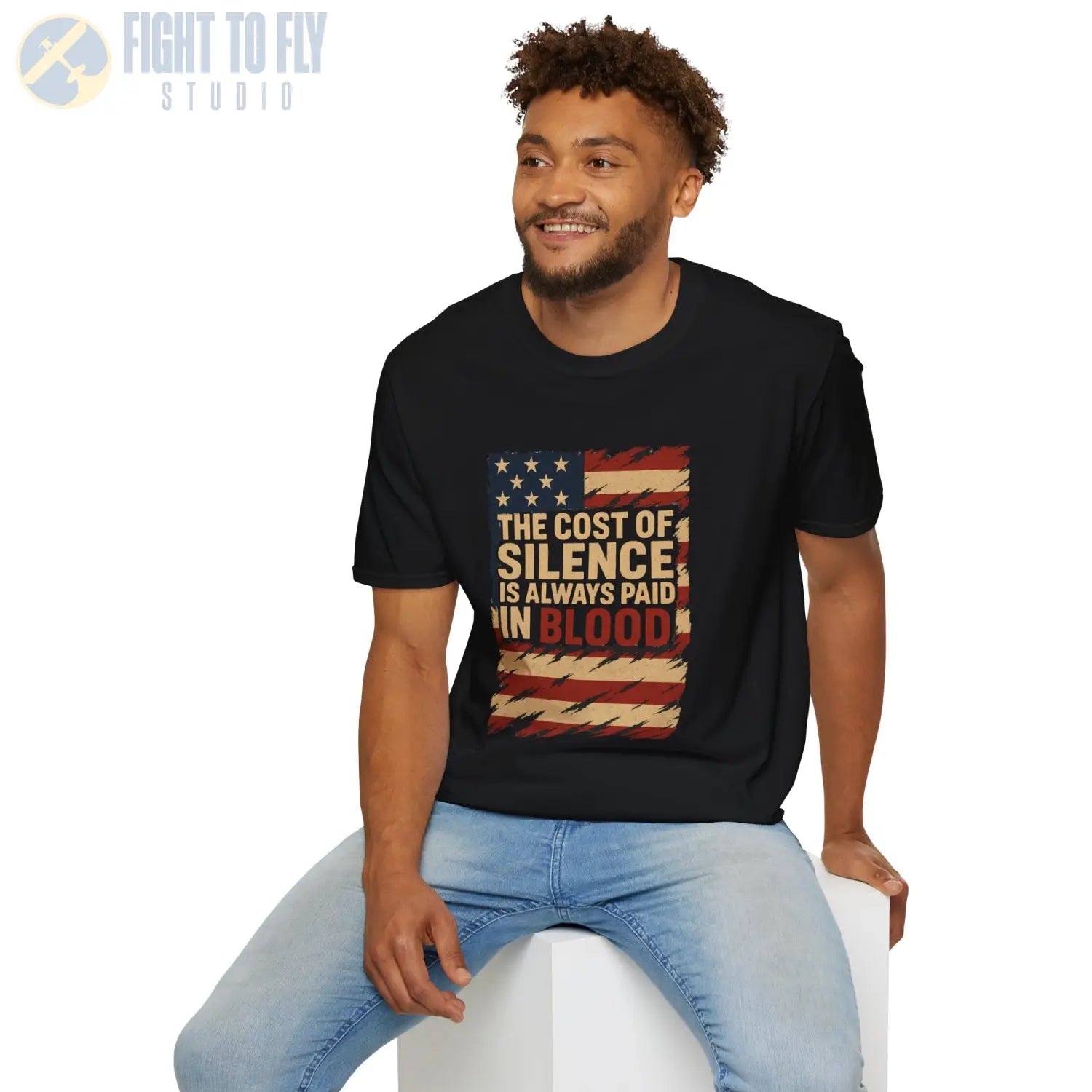 The Cost of Silence Is Always Paid in Blood - T-Shirt - Pilot gifts - WWII warbird t-shirt