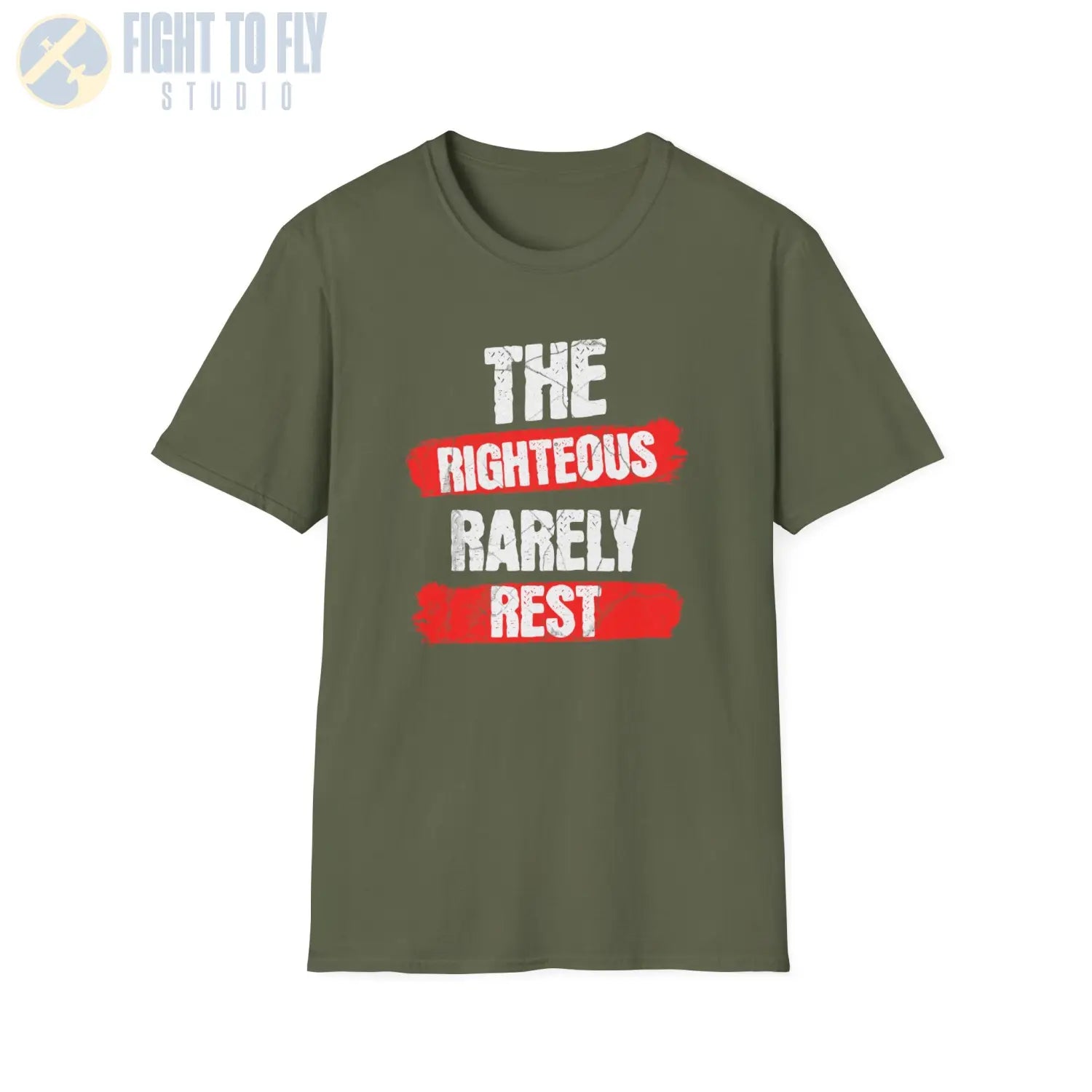 The Righteous Rarely Rest - T-Shirt - Pilot gifts - WWII warbird t-shirt