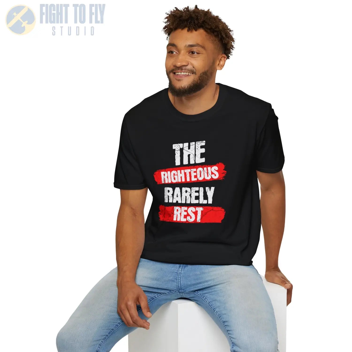 The Righteous Rarely Rest - T-Shirt - Pilot gifts - WWII warbird t-shirt