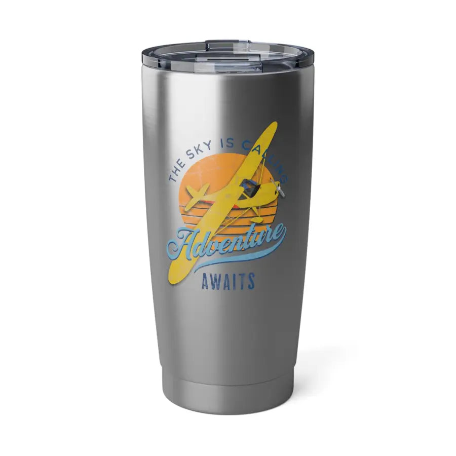 The Sky is Calling Adventure Awaits - Champ 20oz Tumbler - Mug - Gifts for pilots - Aviation apparel