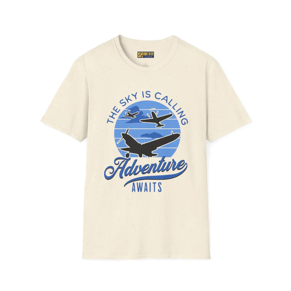 The Sky is Calling - Adventure Awaits - T-Shirt - Pilot gifts - WWII warbird t-shirt