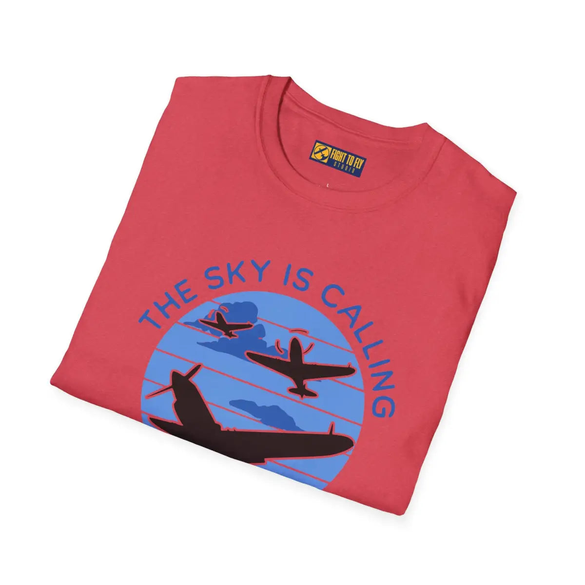 The Sky is Calling - Adventure Awaits - T-Shirt - Gifts for pilots - Aviation apparel